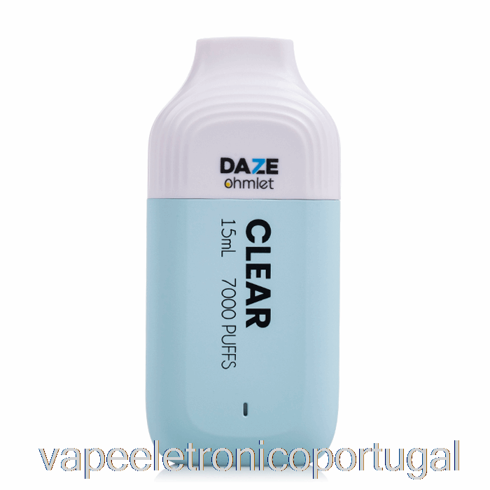 Vape Eletrônico 7 Daze Ohmlet 7000 Descartável Transparente